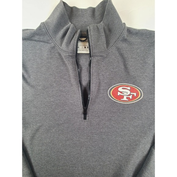 '47 Other - '47 San Francisco 49ers Sweater Mens Large Gray Quarter Zip Football Team NFL